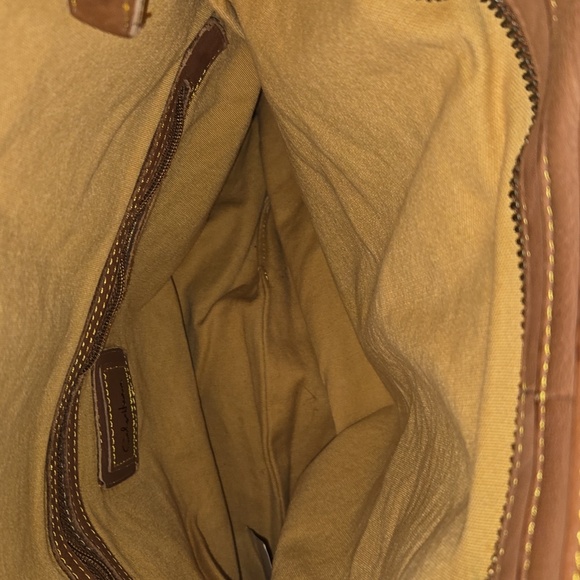 Cole Haan Cony Flap Woven Leather Crossbody Bag - Picture 11 of 14